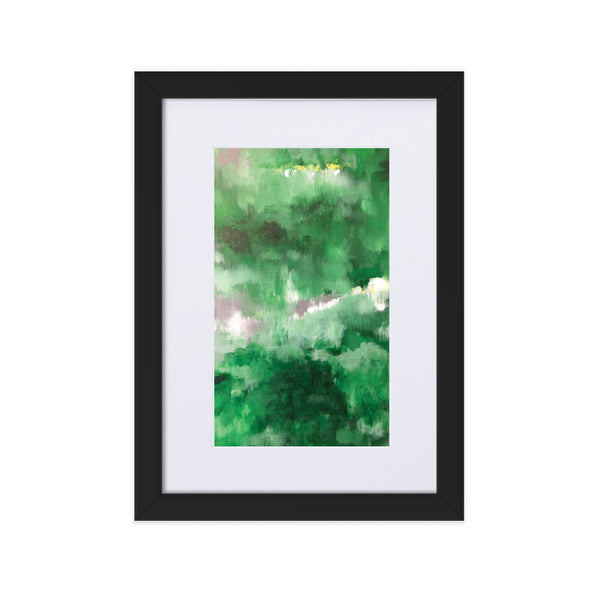 "Polar lights" - Framed Poster