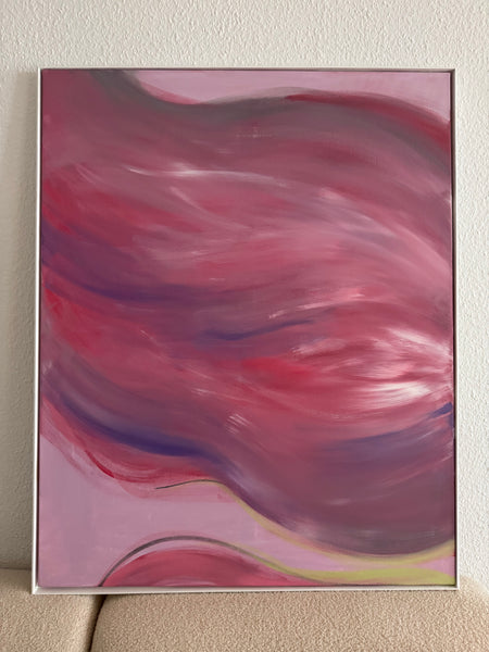 "untitled 5" - Art on canvas, framed