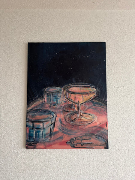 "cheers" - Art on canvas
