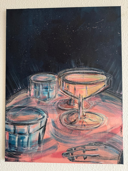 "cheers" - Art on canvas