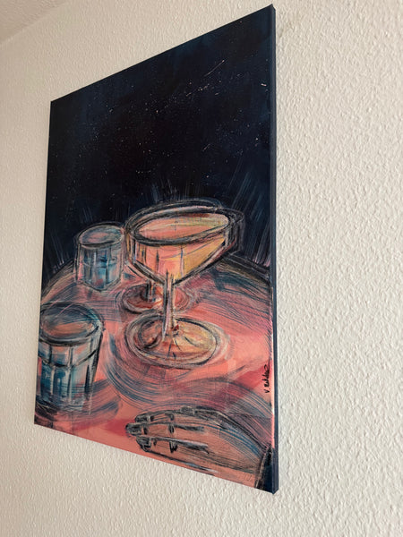 "cheers" - Art on canvas