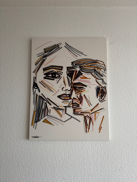 "duo" - Portrait on canvas