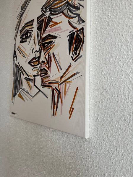"duo" - Portrait on canvas