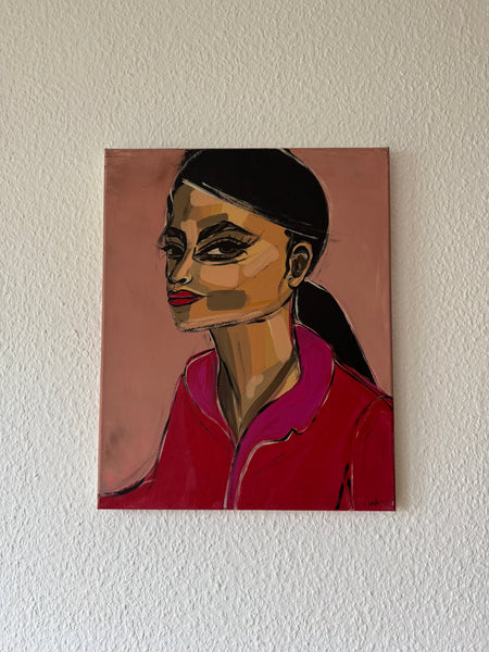 "boss vibes" - Art on canvas