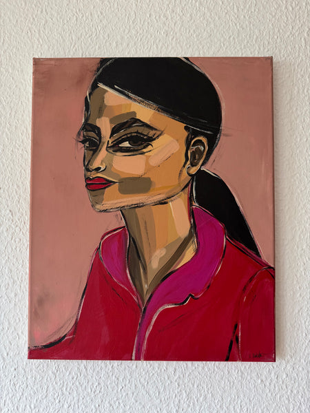 "boss vibes" - Art on canvas