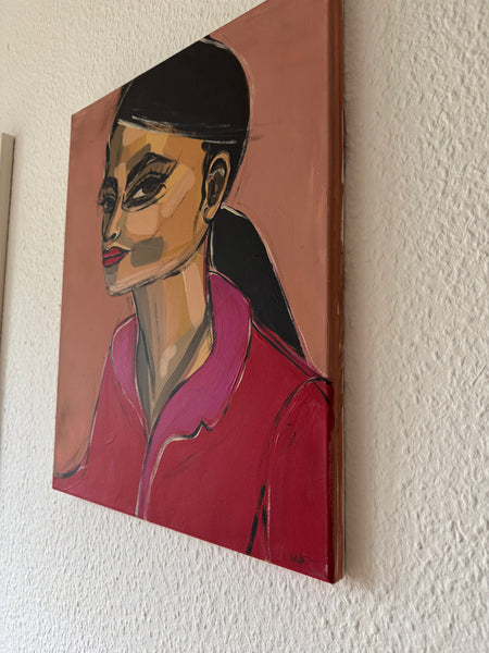 "boss vibes" - Art on canvas