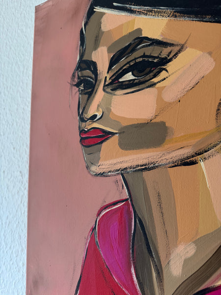 "boss vibes" - Art on canvas