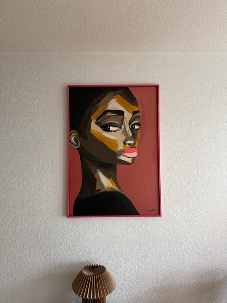 SOLD "Look at me" - Art on canvas