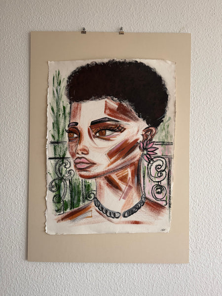 "ready for tonight" - Art on paper