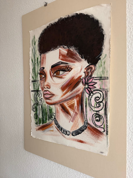 "ready for tonight" - Art on paper