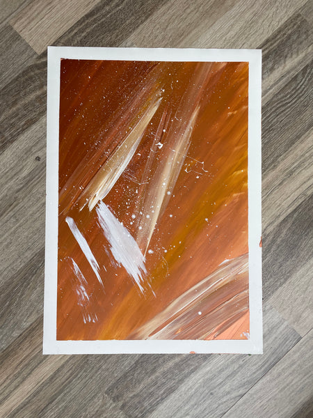 Bronzing shine - Art on stone paper (SHINE SERIES, Nr. 1)