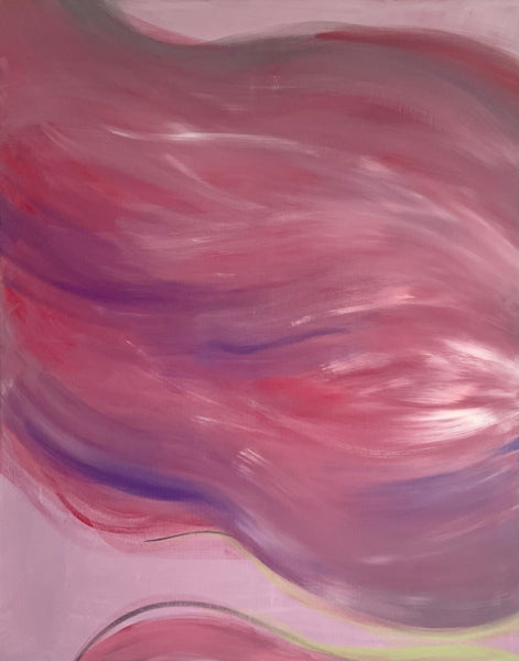 "untitled 5" - Art on canvas, framed