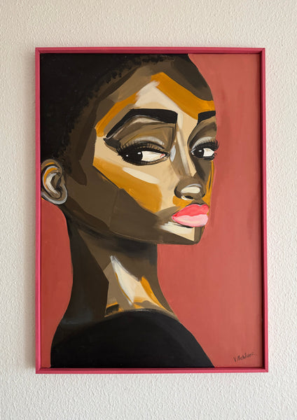 SOLD "Look at me" - Art on canvas