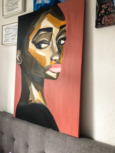 "Look at me" - Art on canvas