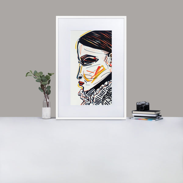 Fashion Illustration, Print, Printshop, Poster, Rahmen, Interior decor, Interior art, Einrichtungsidee, Prints kaufen, Frau, schöne Frau, Abstrakt, abstrakt, unique art