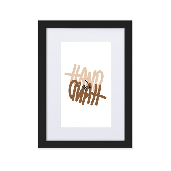 "Hand in Hand" - Framed Poster