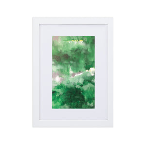 polar lights poster, print, green coloured print, art, arty print